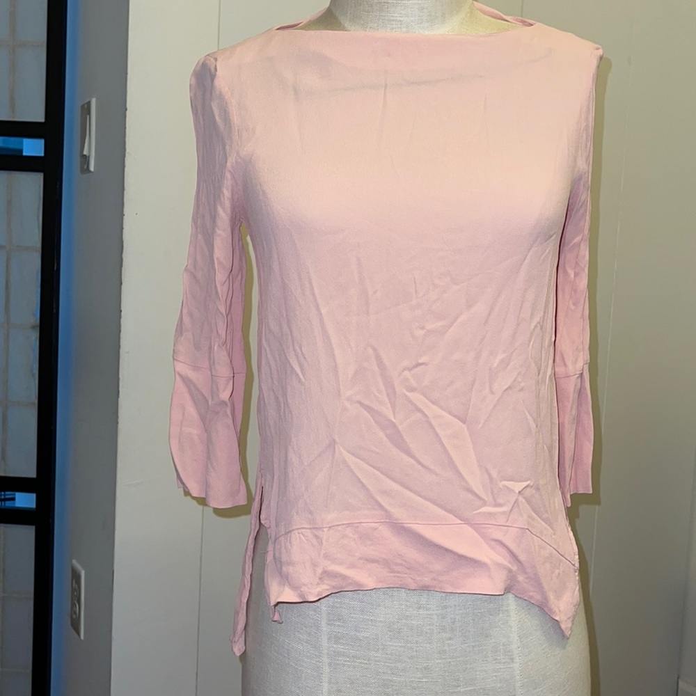 Zara high low blouse